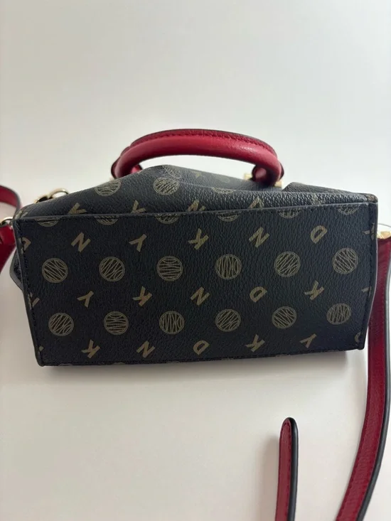 DKNY Elissa Mini Heritage Logo Satchel - Picture 7 of 9